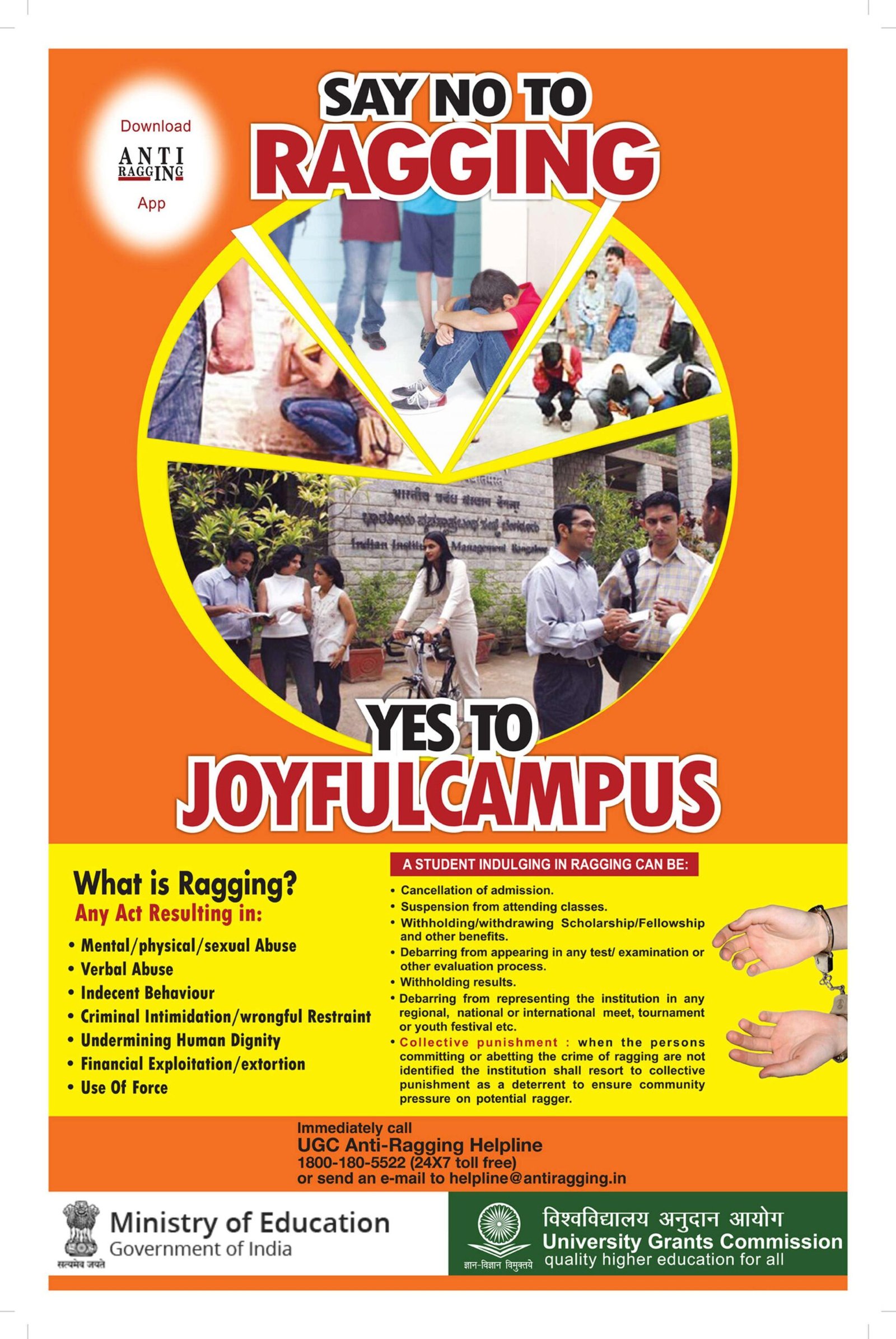 Anti-Ragging Poster